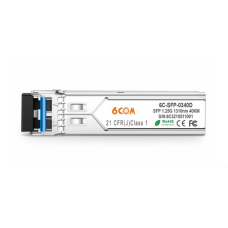 SFP-1G-EX 1000BASE-EX SFP 1550nm 40km Optical Transceiver Module (6C0M) SFP Singlemode SFP-1G-EX 1000BASE-EX SFP 1550nm 40km Optical Transceiver Module (6C0M) SFP Singlemode
